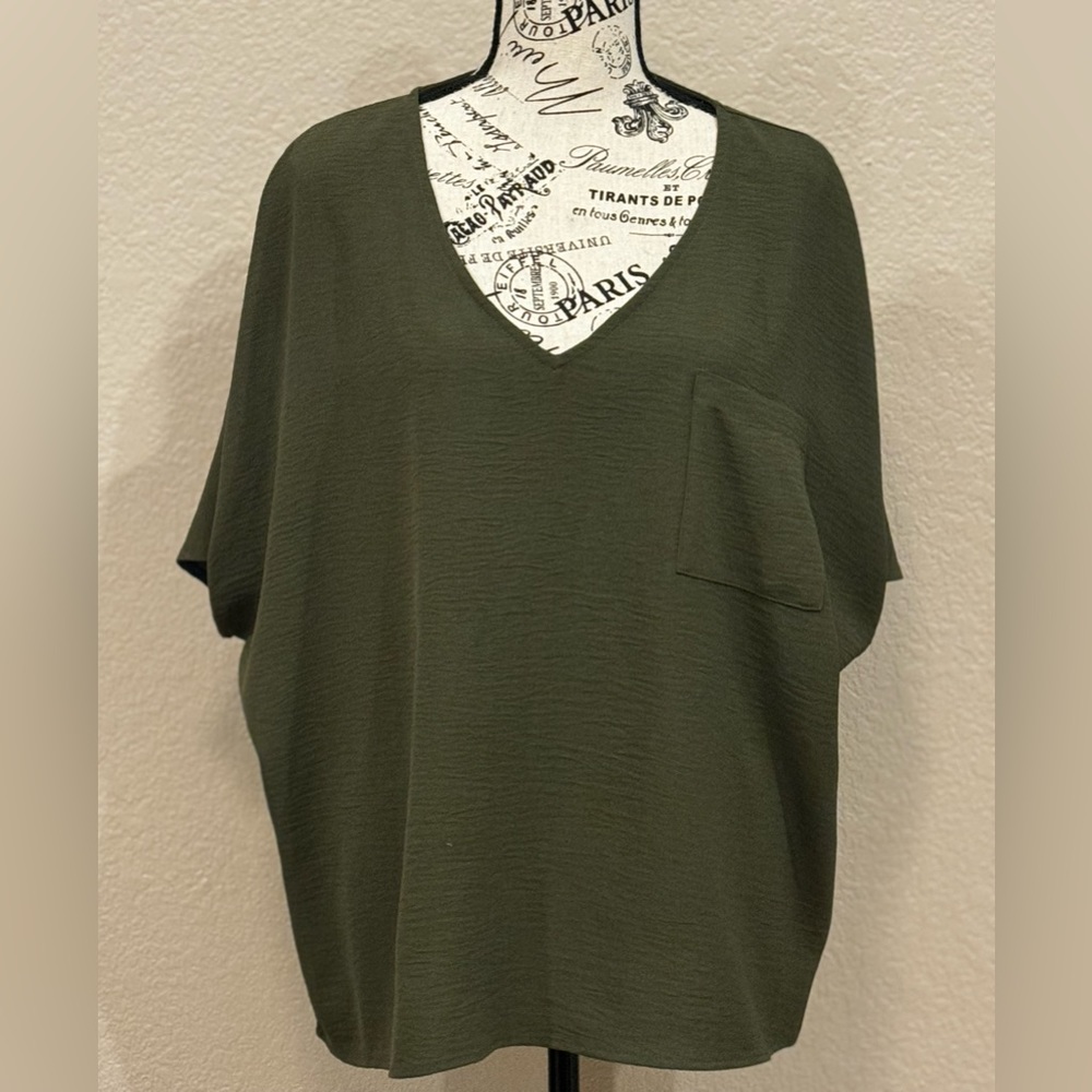 Forest Green Blouse